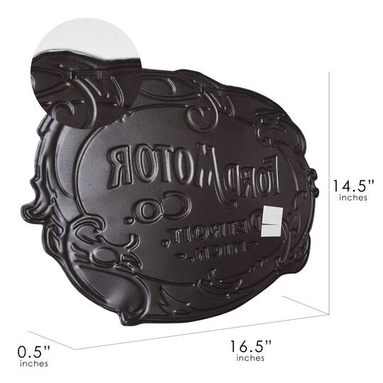 Ford Motor Co. Embossed Metal Sign